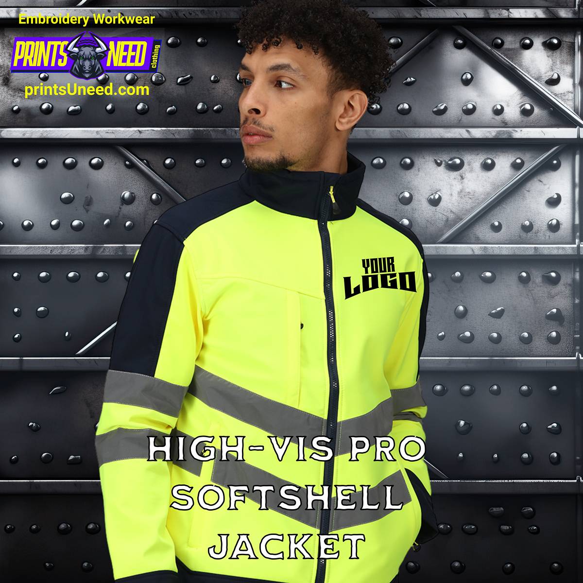 High-Vis Pro Softshell Jacket